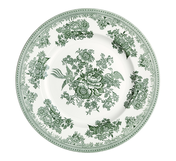 Green Asiatic Pheasants tallerken 25cm fra Burleigh