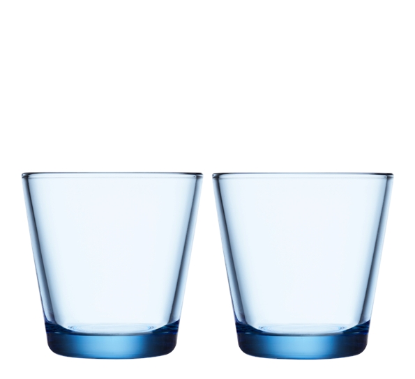 Kartio vannglass 21 cl 2-pk Aqua fra Iittala