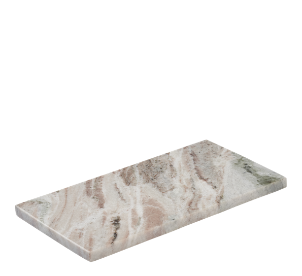 Nordby marmorbrett 30x15 cm natur brun fra Humdakin