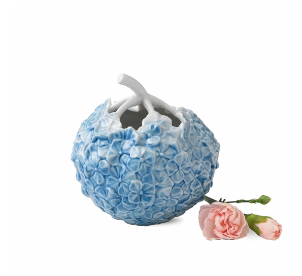 Art og Giving Flowers vase blå fra Royal Copenhagen