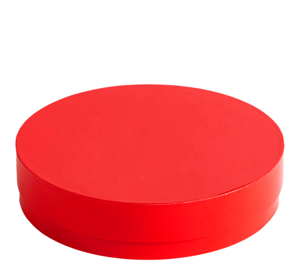 Colour oppbevaringsboks rund ø24 cm rød fra HAY