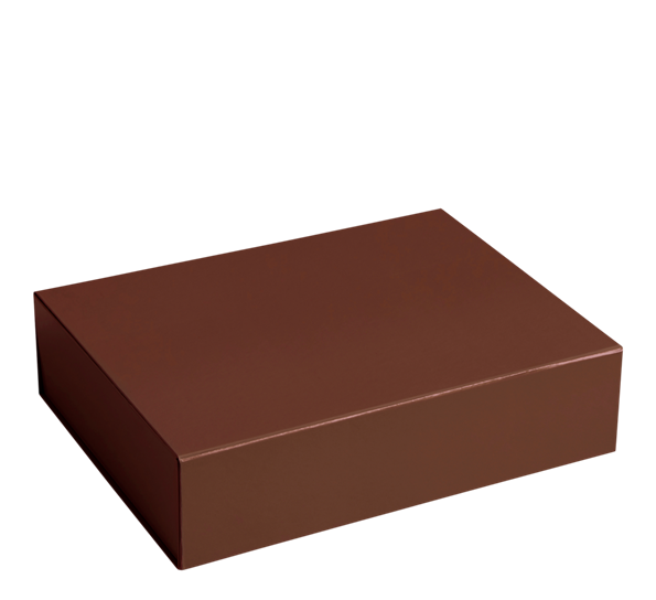 Colour boks 33x26x9 cm sjokoladebrun fra HAY