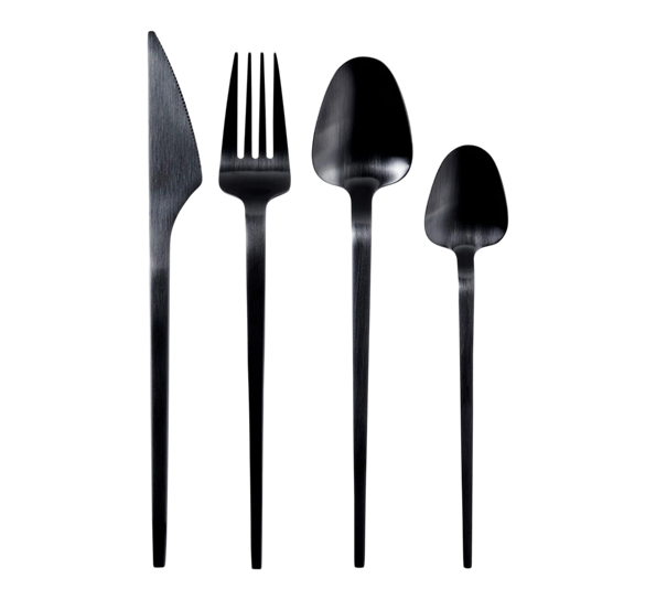 Vienna bestikksett 24 deler sort fra Jonathan Adler