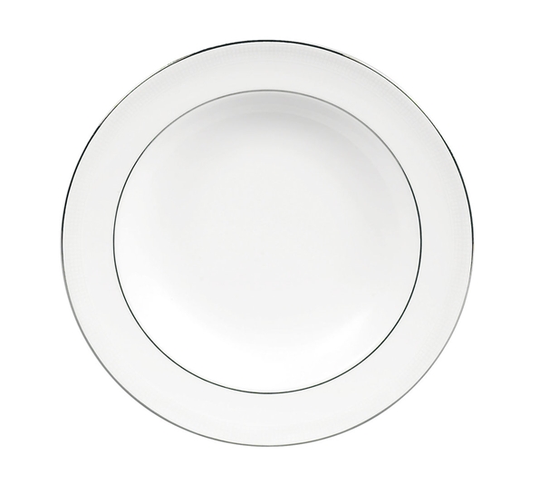 Blanc Sur Blanc tallerken dyp 23 cm fra Wedgwood