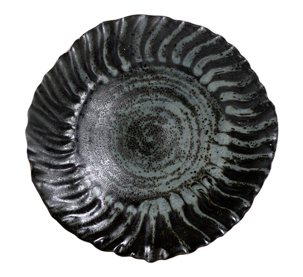 Dashi tallerken dyp 25,5 cm Charbon fra Jars Céramistes