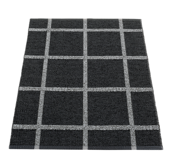 Ada matte sort 70x100cm fra Pappelina