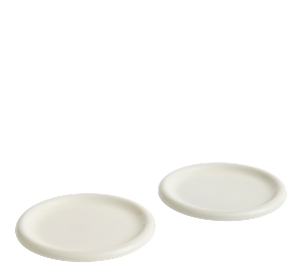 Barro tallerken 2-pk ø24 offwhite fra HAY