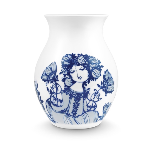 Amelia vase blå fra Bjørn Wiinblad