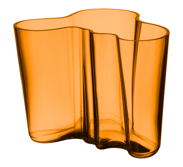 Aalto vase 160 mm kobber fra Iittala