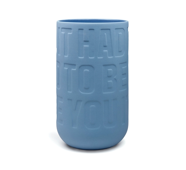 Lovesong vase denim 30 cm fra Kähler