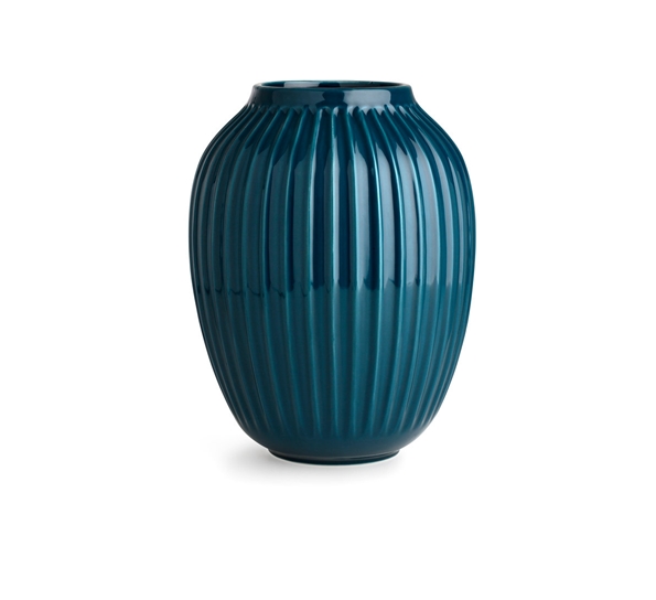 Hammershøi vase petrol 25 cm fra Kähler