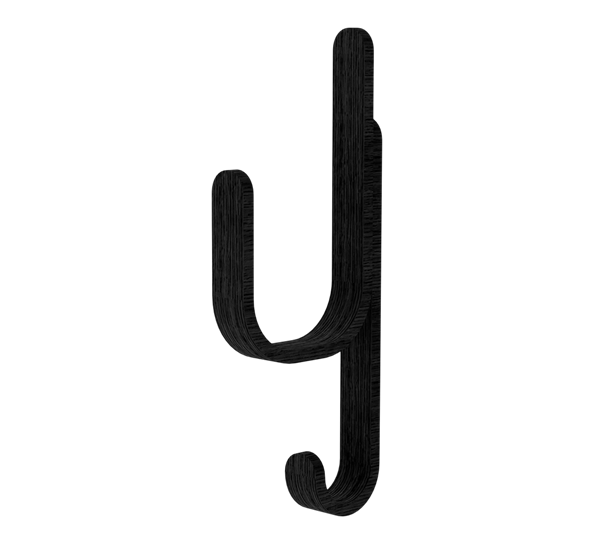 Woody Hook stumtjener sort beiset eik fra Cooee Design