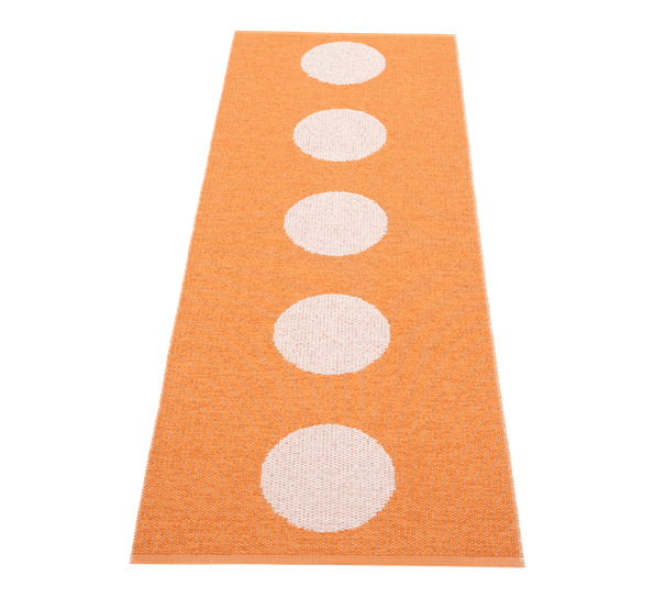Vera POP matte pale orange 70x200 cm Pappelina