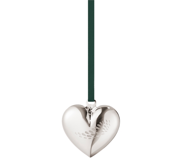 CC 2018 julehjerte palladium fra Georg Jensen