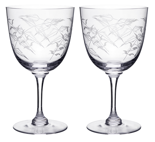 Vinglass fern 300 ml 2-pk klar fra The Vintage List