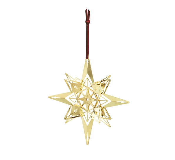 Karen Blixen stjerneoppheng forgylt fra Rosendahl