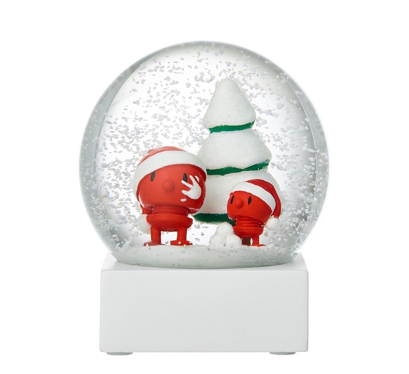 Hoptimist snøkule Santa