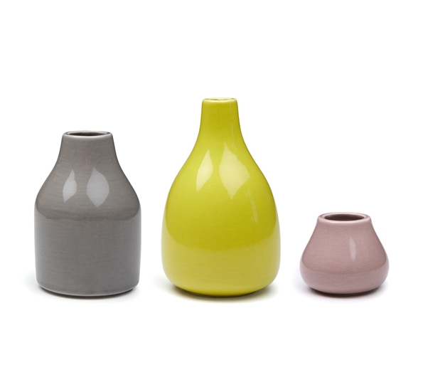 Botanica miniatyrvaser lyse 3pk fra Kähler