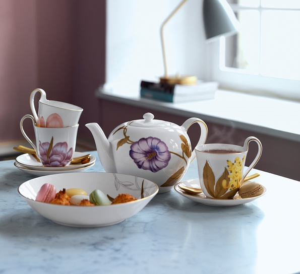 Flora skål 0,5l dandelion fra Royal Copenhagen