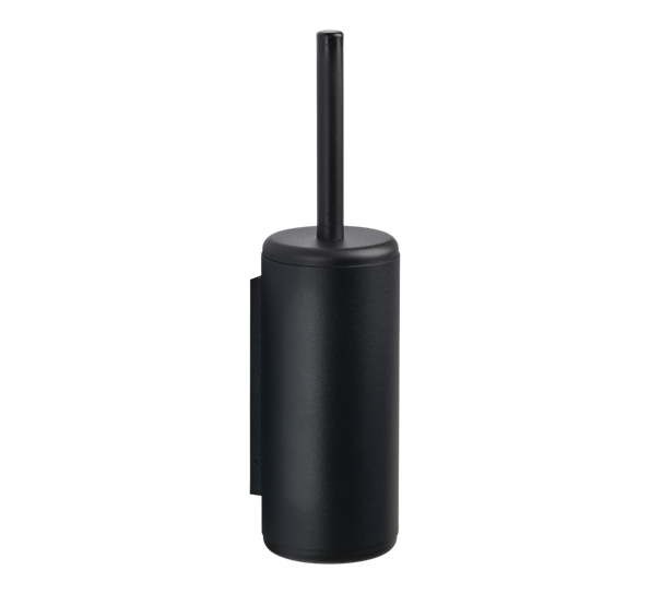Rim toalettbørste for vegg sort fra Zone