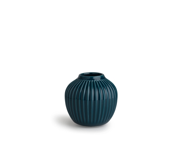 Hammershøi vase petrol 12,5 cm fra Kähler