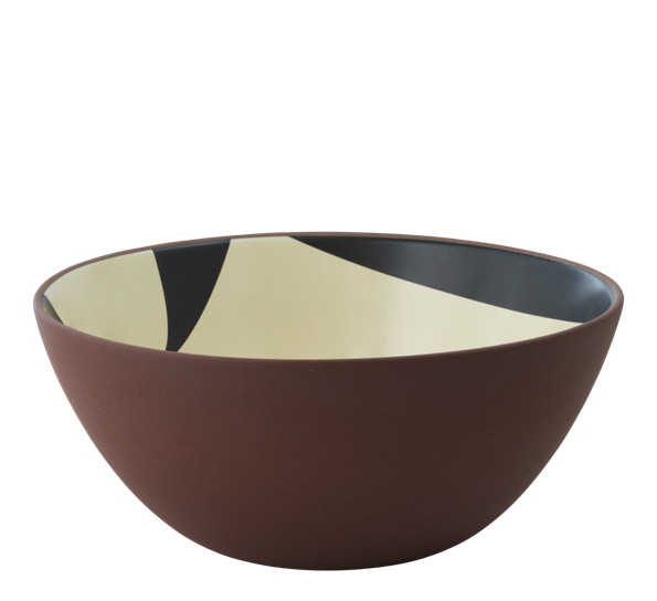 Line skål 23 cm rød leire fra Normann Copenhagen