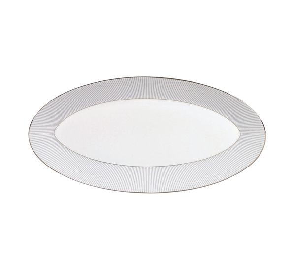 JC Pinstripe fat ovalt 39 cm fra Wedgwood