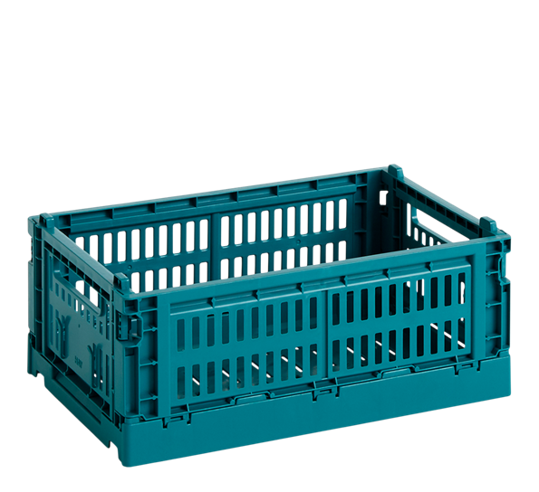 Colour Crate 17x26,5x10,5 cm ocean green oppbevaringskasse fra HAY