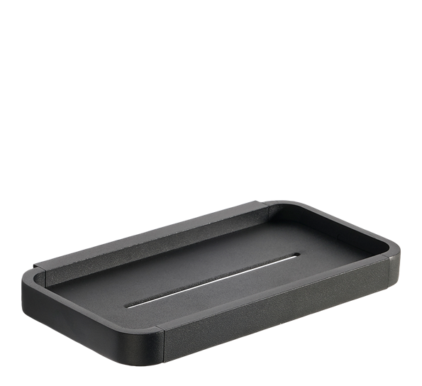 Rim dusjhylle 22x11,4x2 cm sort fra Zone