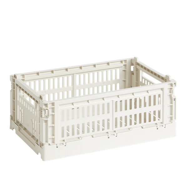 Colour Crate 17x26,5x10,5 cm offwhite oppbevaringskasse fra HAY
