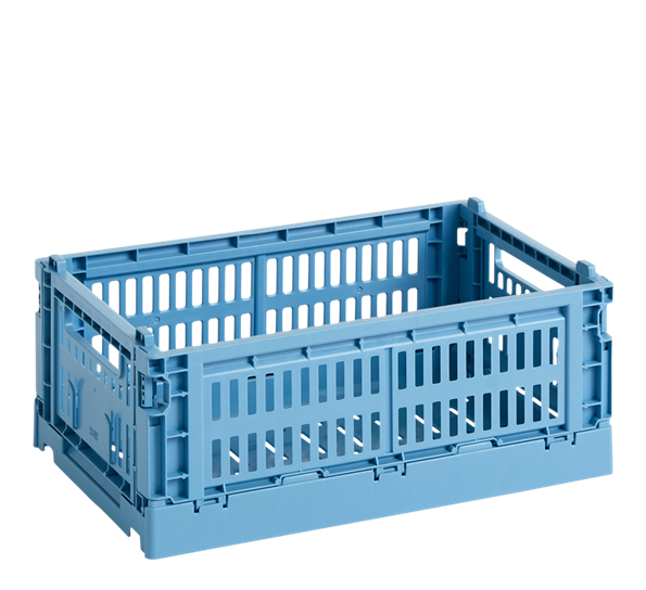 Colour Crate 17x26,5x10,5 cm sky blue oppbevaringskasse fra HAY