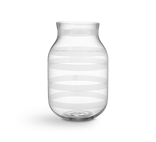 Omaggio vase glass klar 28 cm fra Kähler