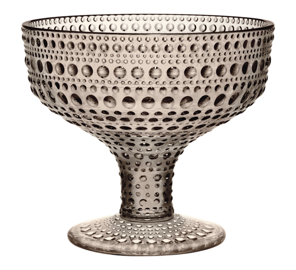 Kastehelmi sand dessertskål glass 35 cl fra Iittala