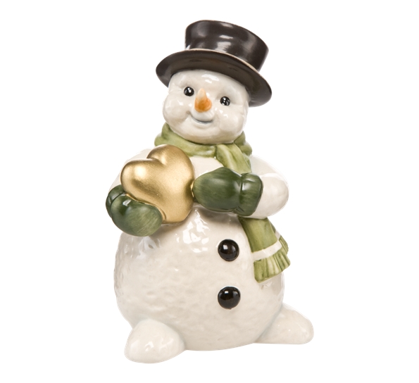 Snømann My Little Heart 9,5 cm fra Goebel