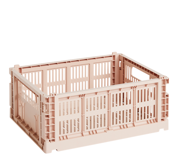 Colour Crate 26,5x34,5x14 cm powder oppbevaringskasse fra HAY