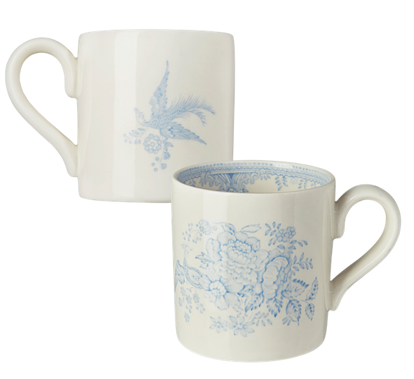 Blue Asiatic Pheasants krus 2-pk 284 ml fra Burleigh