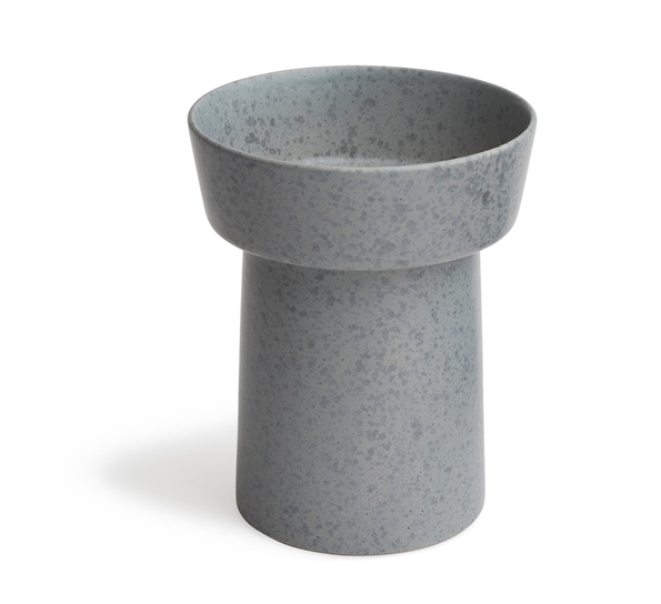 Ombria vase skifergrå 20 cm fra Kähler