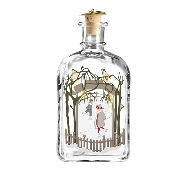 2018 juleflaske fra Holmegaard