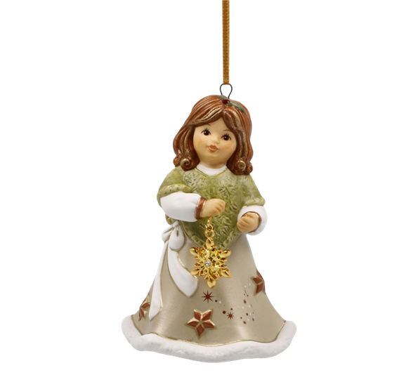 Årsklokke 2022 engel Snowflake Dance fra Goebel