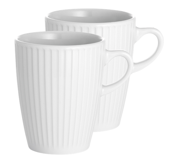 Plissé krus 27 cl 2-pk fra Pillivuyt