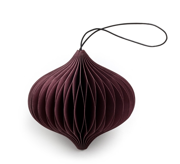 Onion dark red juledekorasjon Nordstjerne