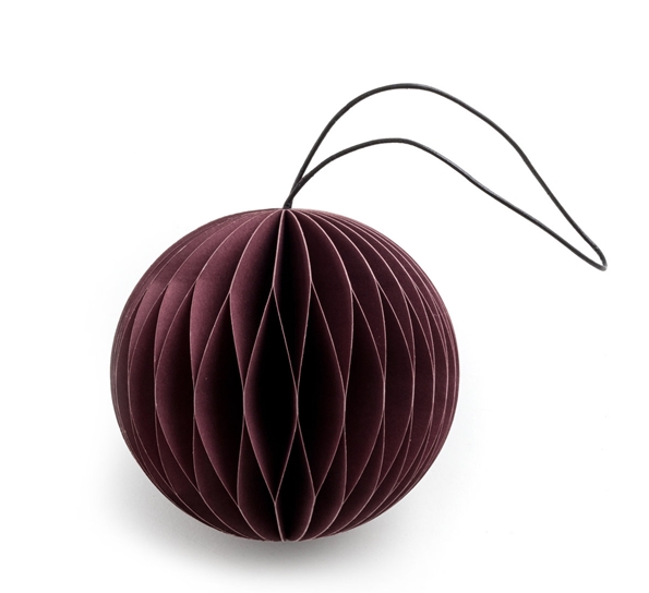 Scoop dark red juledekorasjon Nordstjerne