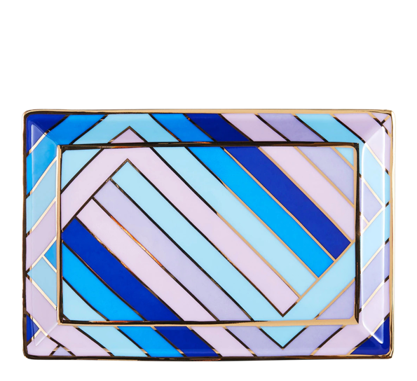 Scala rektangulært fat blå lilla fra Jonathan Adler