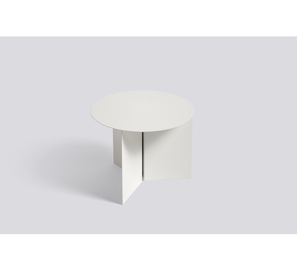 Slit table rund hvit fra HAY