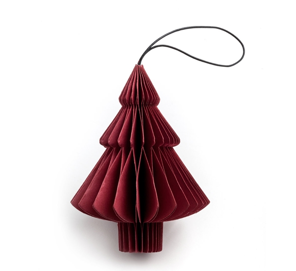 Tree red juledekorasjon Nordstjerne