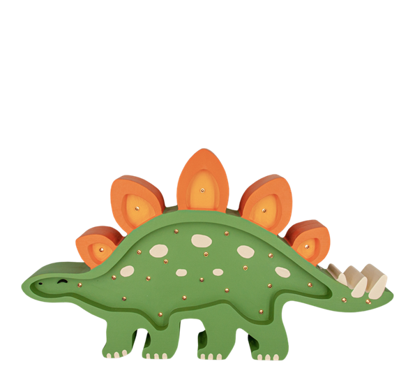 Barnelampe Dinosaur h26,5 cm grønn fra Lumimi