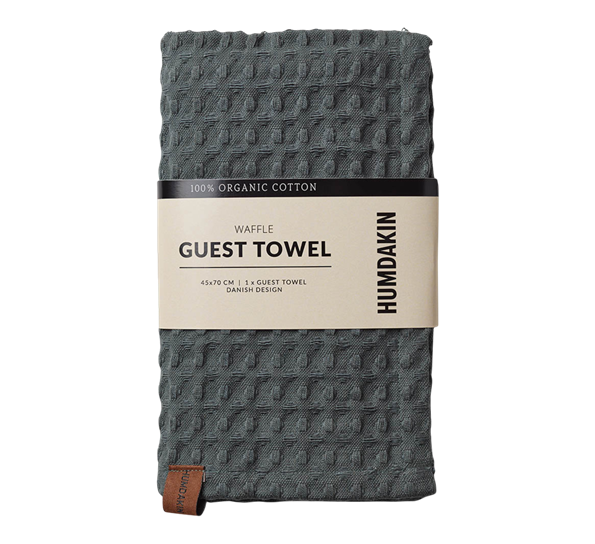 Waffle gjestehåndkle green seaweed fra Humdakin