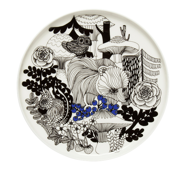 Veljekset asjett 20 cm fra Marimekko