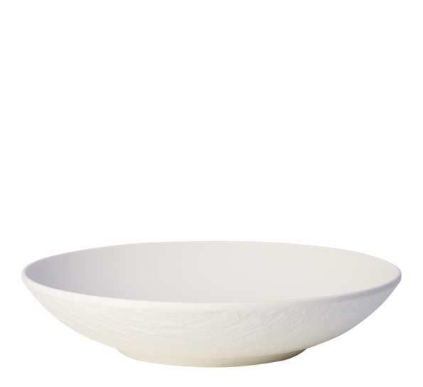 Manufacture Rock Blanc tallerken dyp 24 cm fra Villeroy & Boch