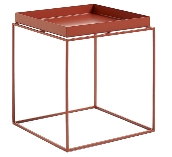 Tray Table bord 40x40x44 cm rød fra HAY